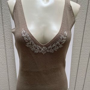 NWT. Beaded tank Size S/M.